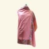 Pashmina Peach Border