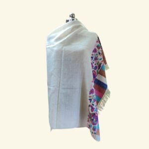 Pashmina Kani White Paldar