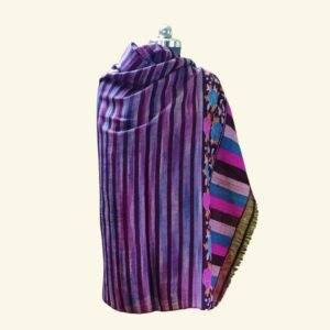Pashmina Kani Purple Stripes Paldar