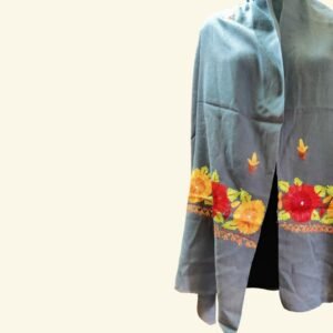 Elegant Handcrafted Pashmina Stool – A Touch of Luxury for Your Home