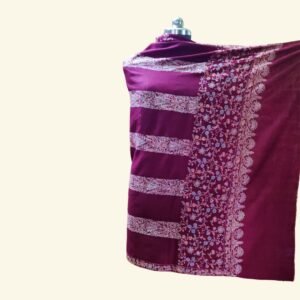 Pashmina Maroon Designer