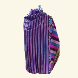 Pashmina Kani Purple Stripes Paldar
