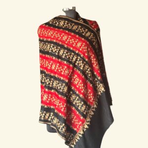 Kalamkari Hand-Painted Pashmina Shawl