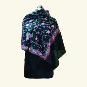 Stool Allover – Authentic Handcrafted Kashmiri Embroidered Masterpiece